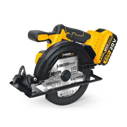 SGS Akülü Sunta Kesme Makinesi Seti – 165 mm | 1×4.0Ah Akü | Kömürsüz Motor